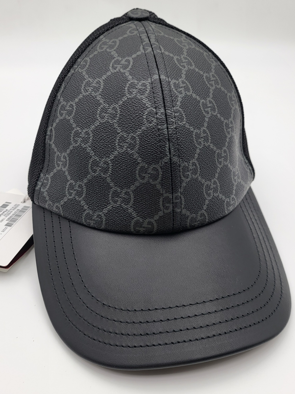 GUCCI GG Supreme Monogram Baseball Hat S Black, Authentic, NWT.!!!